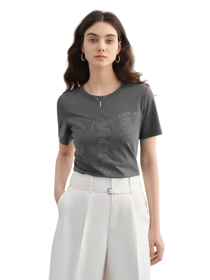 T-shirt graphique vintage